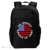 This Democrat Supports Liz Cheney Republican Trendy Gift Backpack thumb 0