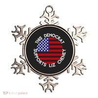 This Democrat Supports Liz Cheney Republican Trendy Gift Ornament thumb 0