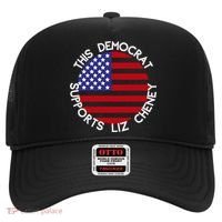 This Democrat Supports Liz Cheney Republican Trendy Gift Hat thumb 0