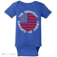 This Democrat Supports Liz Cheney Republican Trendy Gift Baby Bodysuit thumb 0