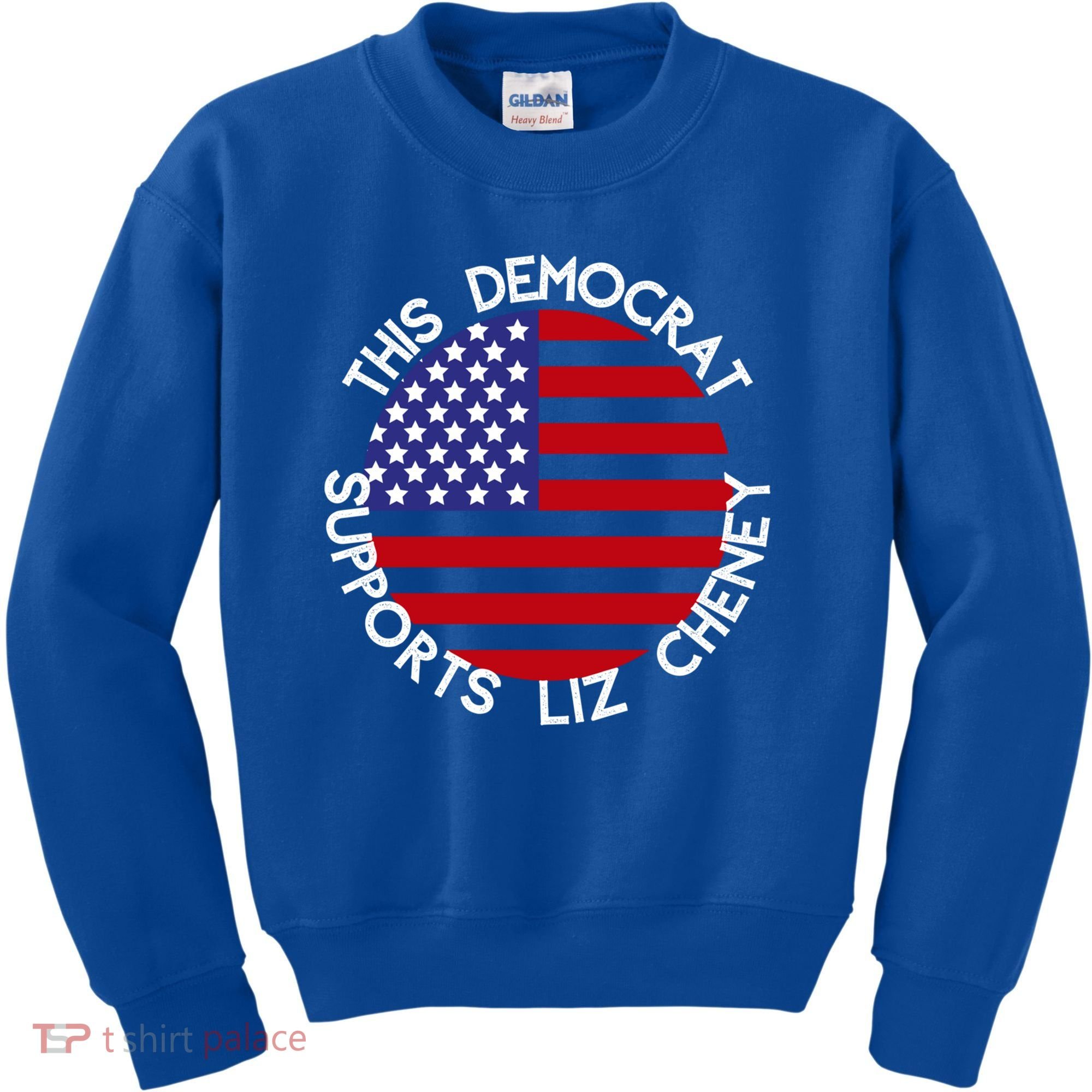 This Democrat Supports Liz Cheney Republican Trendy Gift Kids Sweatshirt