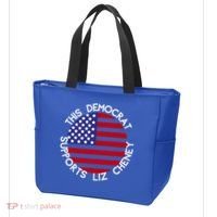 This Democrat Supports Liz Cheney Republican Trendy Gift Tote Bag thumb 3