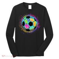 Tie Dye Soccer Ball For All Soccer Lovers Long Sleeve Shirt thumb 0