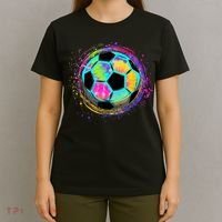 Tie Dye Soccer Ball For All Soccer Lovers T-Shirt thumb 4