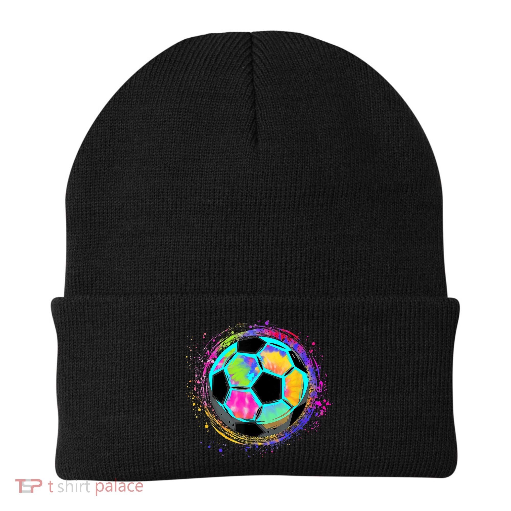 Tie Dye Soccer Ball For All Soccer Lovers Beanie