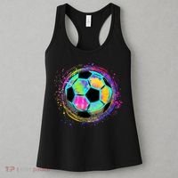 Tie Dye Soccer Ball For All Soccer Lovers Women's Tank Top thumb 3