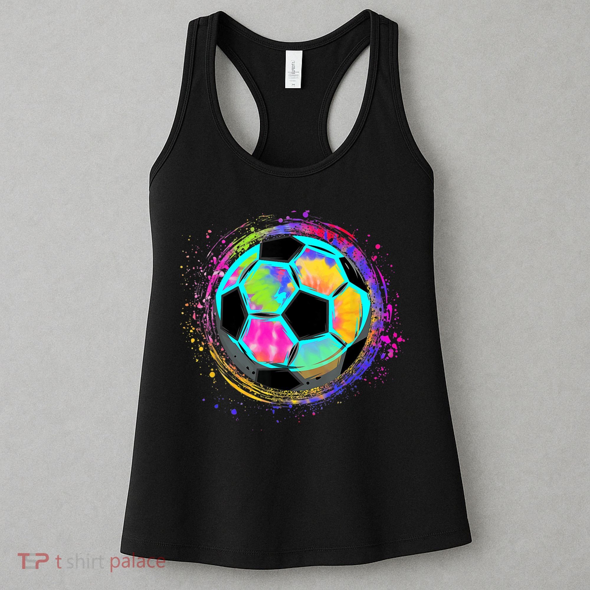Tie Dye Soccer Ball For All Soccer Lovers Women's Tank Top