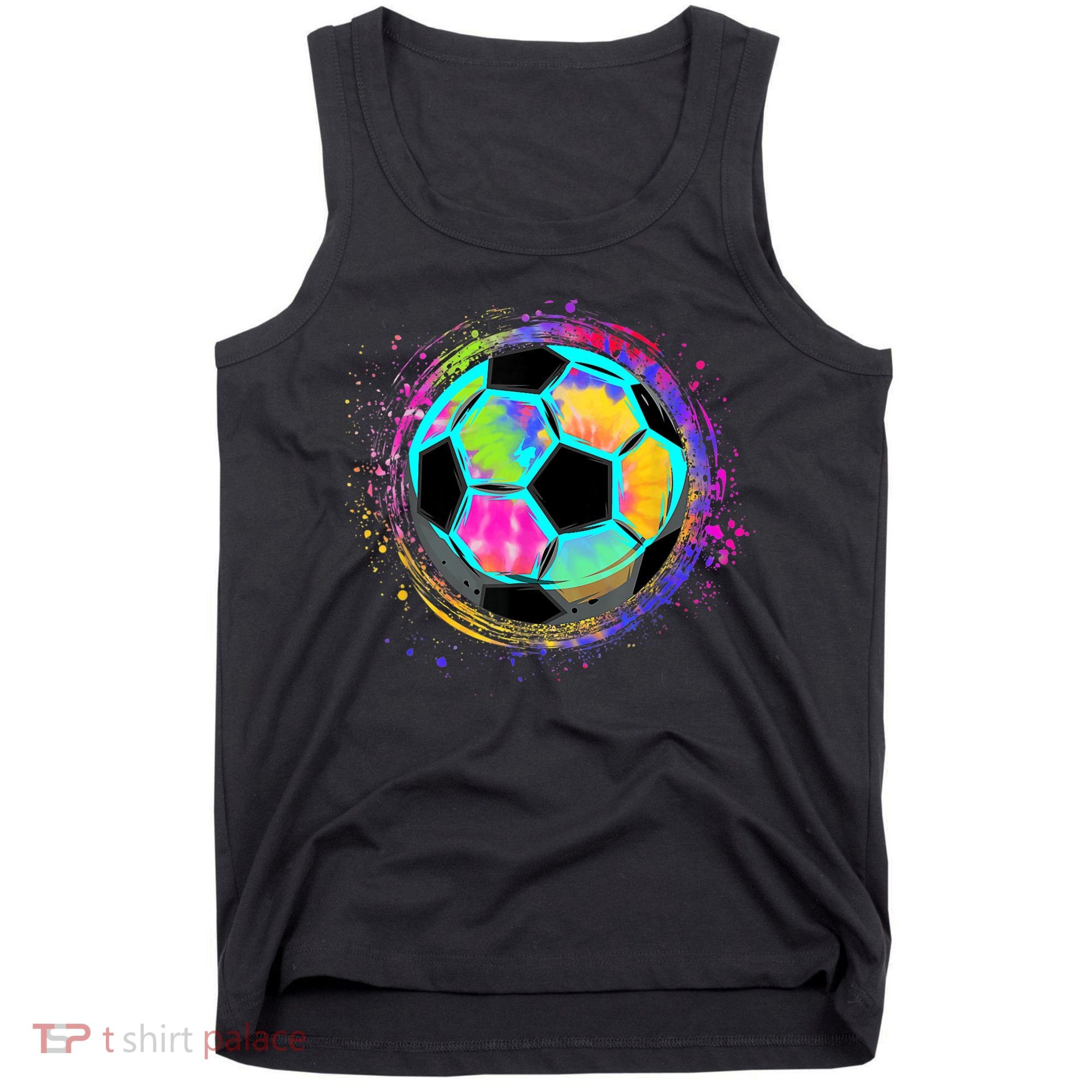 Tie Dye Soccer Ball For All Soccer Lovers Tank Top