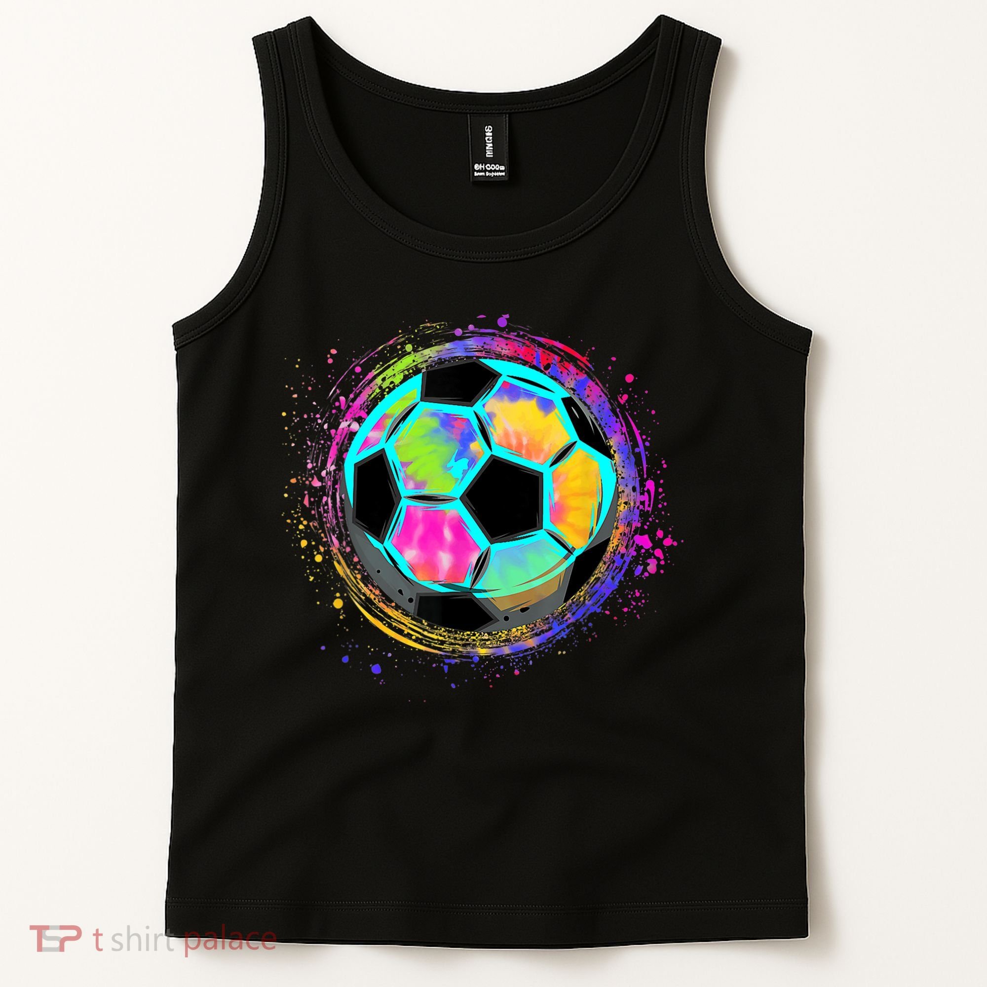 Tie Dye Soccer Ball For All Soccer Lovers Tank Top