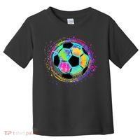 Tie Dye Soccer Ball For All Soccer Lovers Toddler T-Shirt thumb 0