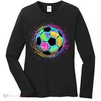 Tie Dye Soccer Ball For All Soccer Lovers Women's Long Sleeve Shirt thumb 0