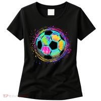 Tie Dye Soccer Ball For All Soccer Lovers Women's T-Shirt thumb 0