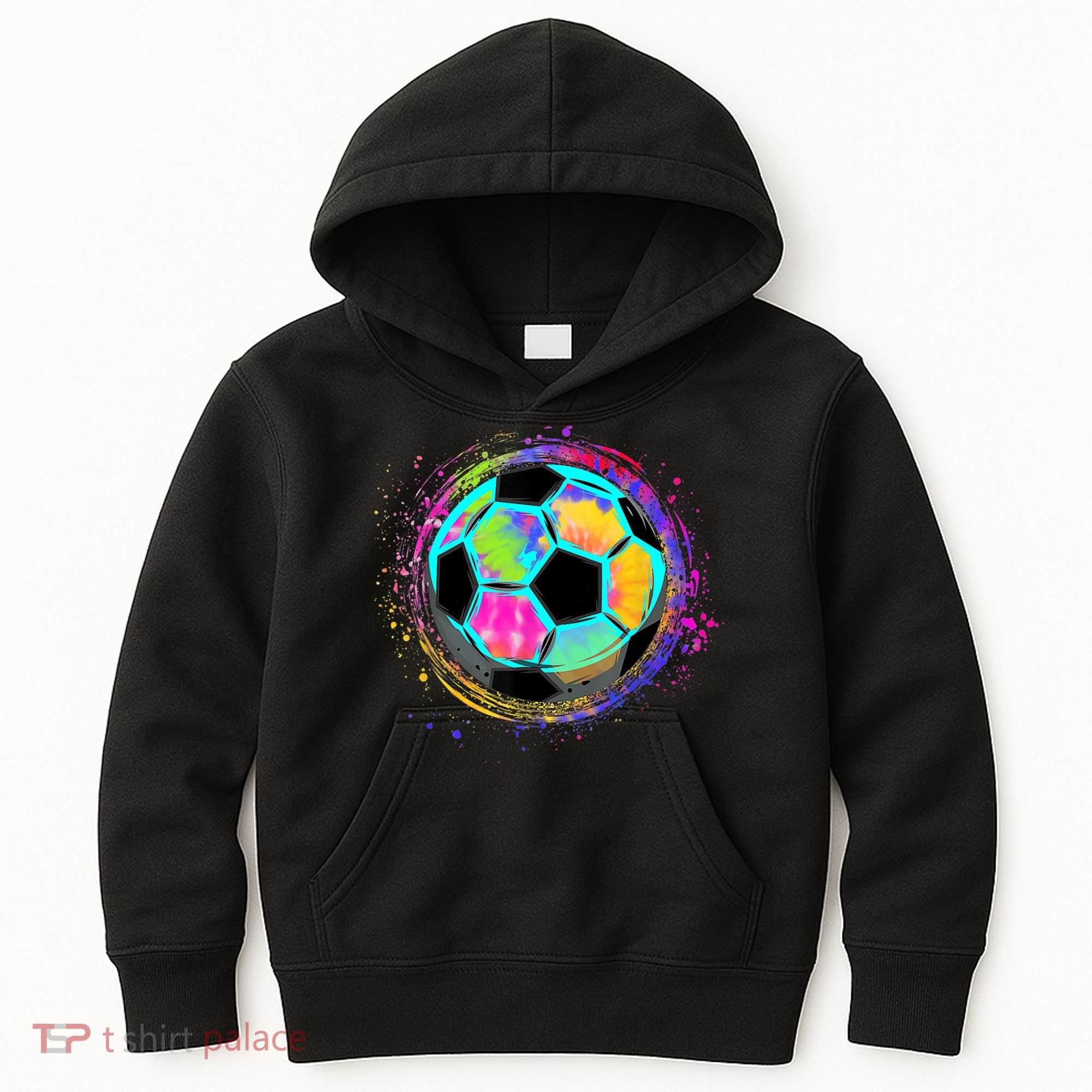 Tie Dye Soccer Ball For All Soccer Lovers Kids Hoodie