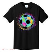 Tie Dye Soccer Ball For All Soccer Lovers Kids T-Shirt thumb 0