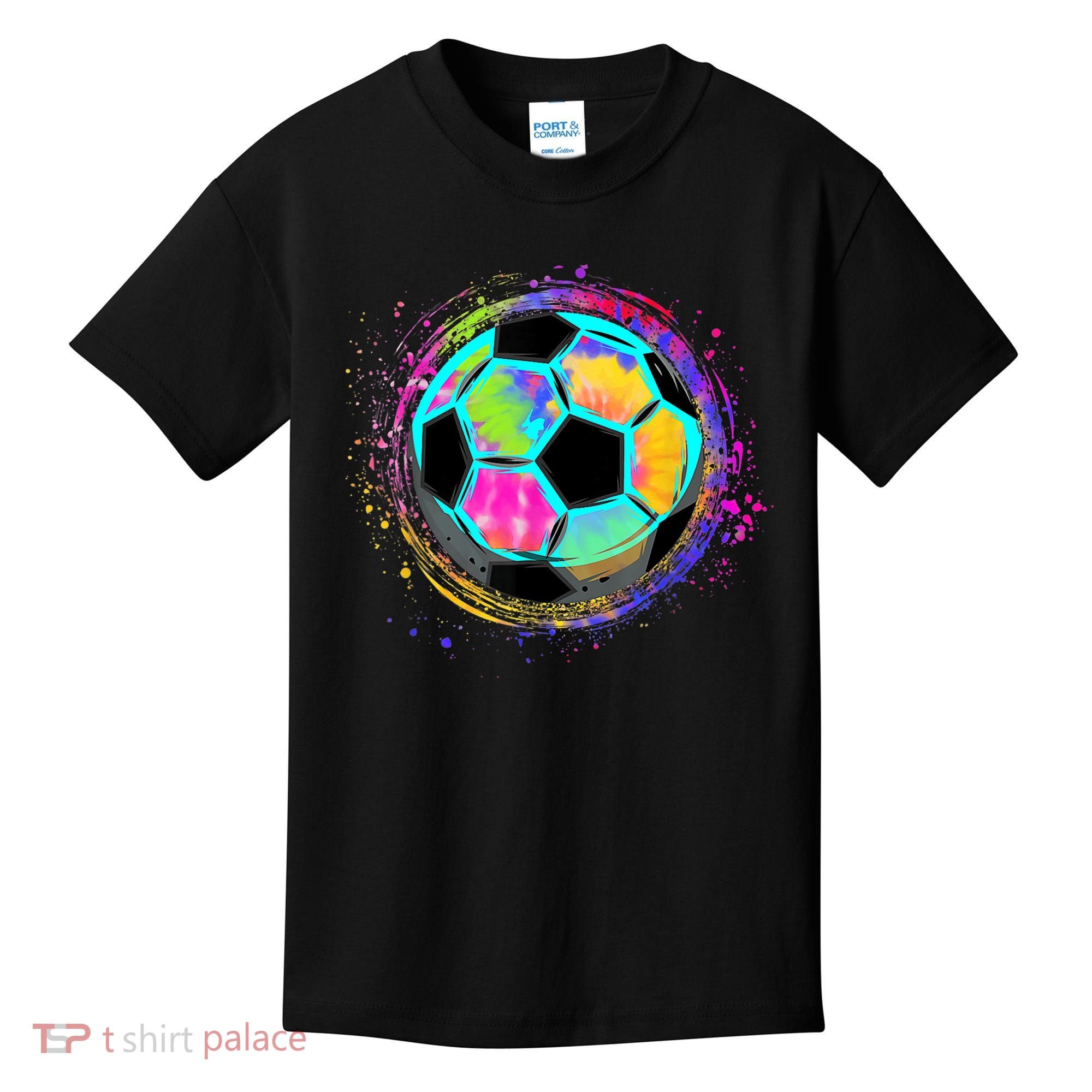Tie Dye Soccer Ball For All Soccer Lovers Kids T-Shirt