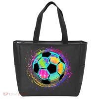 Tie Dye Soccer Ball For All Soccer Lovers Tote Bag thumb 0