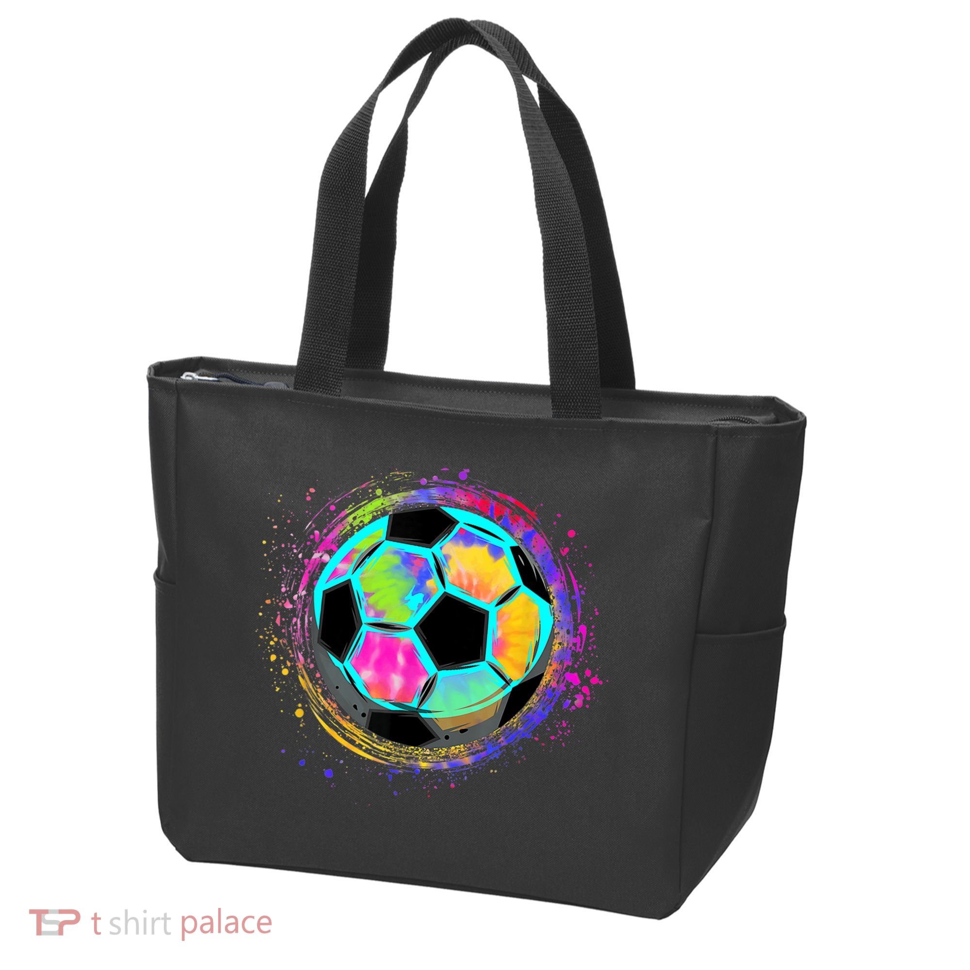 Tie Dye Soccer Ball For All Soccer Lovers Tote Bag