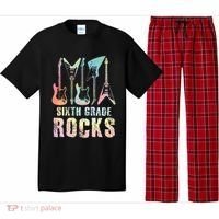 Tie Dye Sixth Grade Rocks Teacher Pajama Set thumb 0