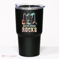 Tie Dye Sixth Grade Rocks Teacher Tumbler thumb 0