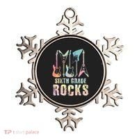 Tie Dye Sixth Grade Rocks Teacher Ornament thumb 0