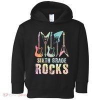Tie Dye Sixth Grade Rocks Teacher Toddler Hoodie thumb 0