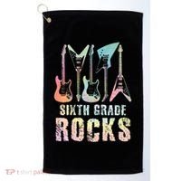 Tie Dye Sixth Grade Rocks Teacher Golf Towel thumb 0