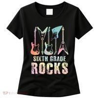 Tie Dye Sixth Grade Rocks Teacher Women's T-Shirt thumb 0