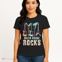 Tie Dye Sixth Grade Rocks Teacher Women's T-Shirt thumb 4