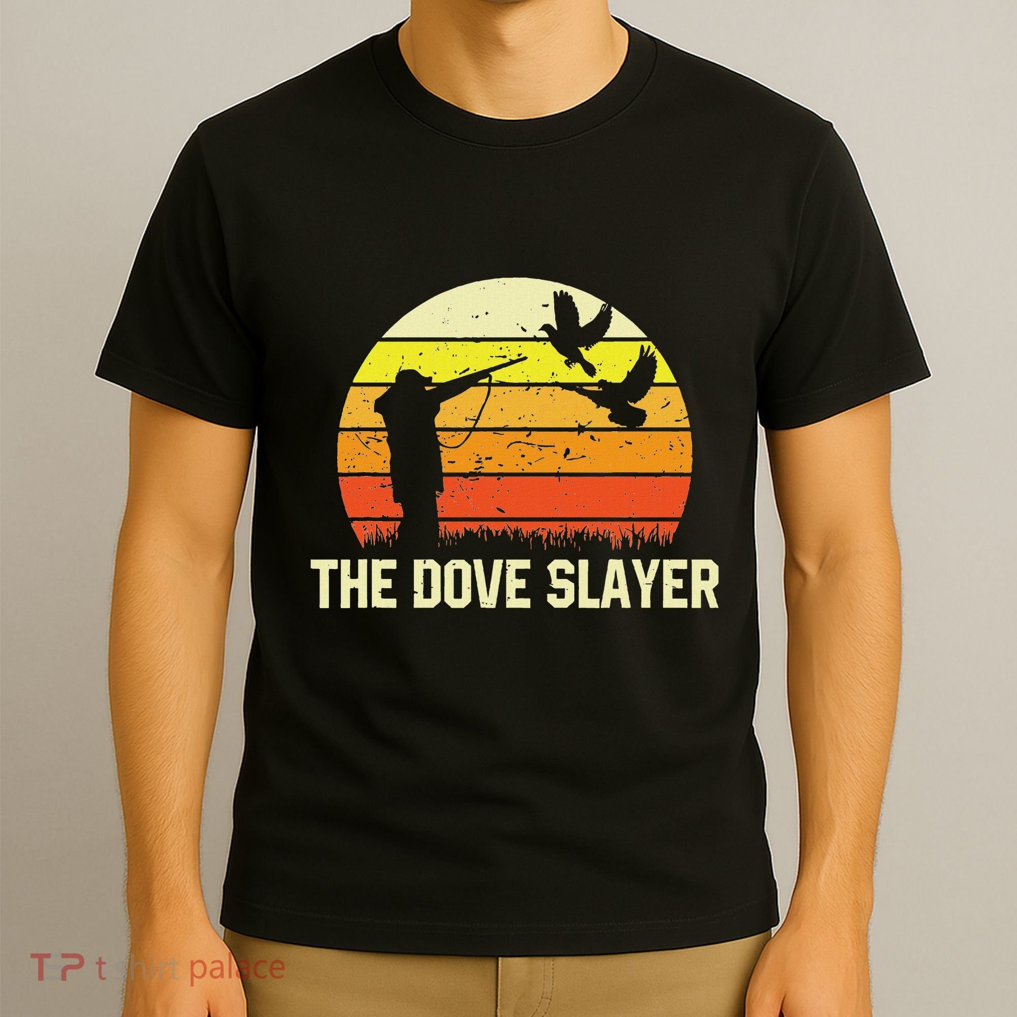 The Dove S.L.A.Y.E.R Vintage Retro Dove Hunting T-Shirt