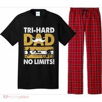 Triathlon Dad Swim Bike Run Triathlete Funny Iron Father Funny Gift Pajama Set thumb 0
