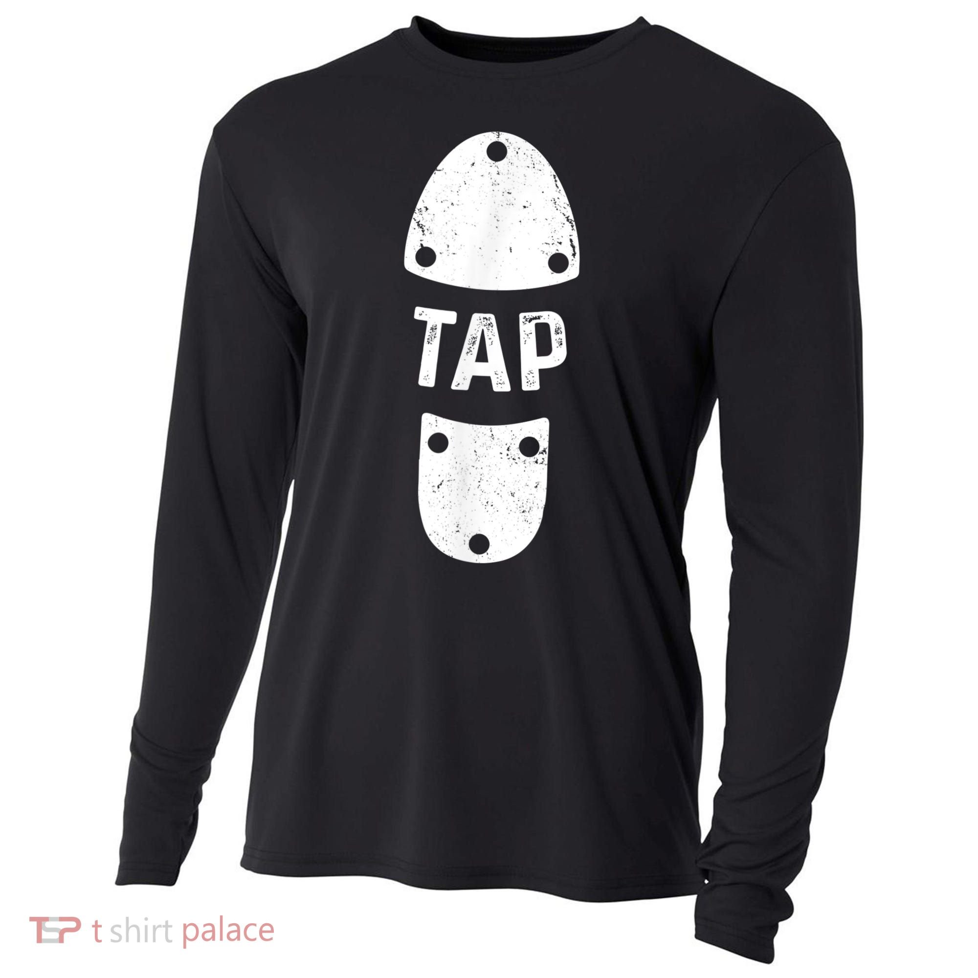 Tap Dancer Shoe Tap Dance Cooling Performance Long Sleeve Crew