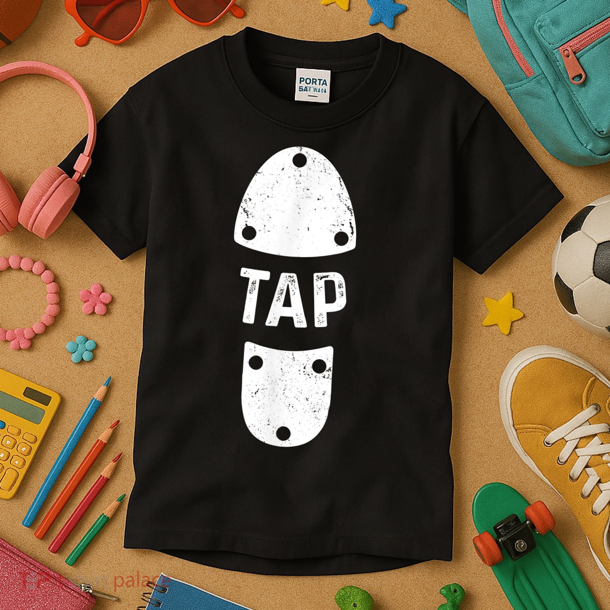 Tap Dancer Shoe Tap Dance Kids T-Shirt
