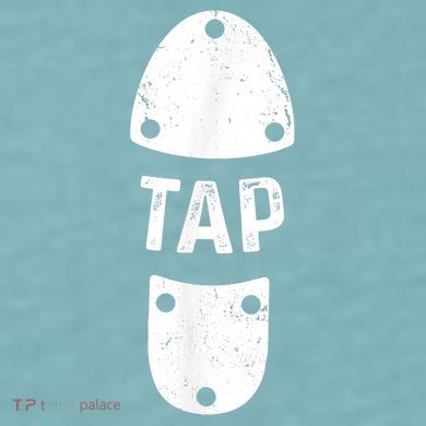 Tap Dancer Shoe Tap Dance Sueded Cloud Jersey T-Shirt