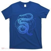 The Dharma Store Sacred Geometry Seed Of Life Snake Gift T-Shirt thumb 0