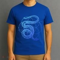The Dharma Store Sacred Geometry Seed Of Life Snake Gift T-Shirt thumb 3