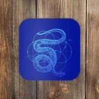 The Dharma Store Sacred Geometry Seed Of Life Snake Gift Coaster thumb 0