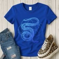The Dharma Store Sacred Geometry Seed Of Life Snake Gift Women's T-Shirt thumb 3