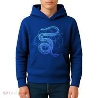 The Dharma Store Sacred Geometry Seed Of Life Snake Gift Kids Hoodie thumb 4