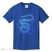 The Dharma Store Sacred Geometry Seed Of Life Snake Gift Kids T-Shirt thumb 0