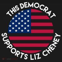 This Democrat Supports Liz Cheney Funny Election Tote Bag thumb 4