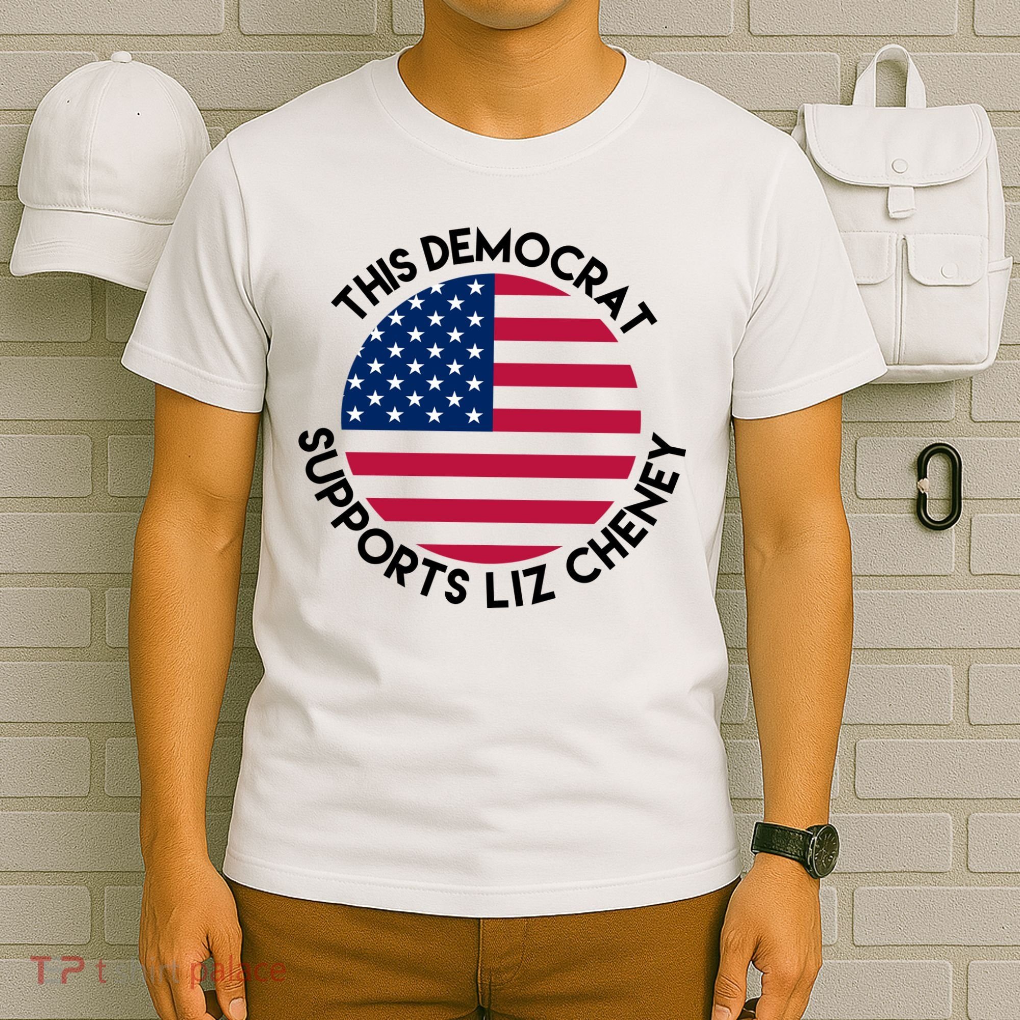 This Democrat Supports Liz Cheney Funny Election T-Shirt