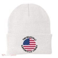 This Democrat Supports Liz Cheney Funny Election Beanie thumb 0