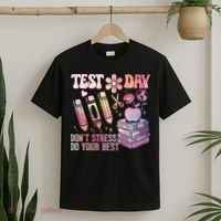Test Day STAAR Teacher Don't Stress Do Your Best T-Shirt thumb 2