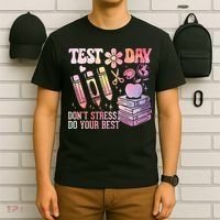 Test Day STAAR Teacher Don't Stress Do Your Best T-Shirt thumb 6