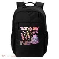 Test Day STAAR Teacher Don't Stress Do Your Best Backpack thumb 0