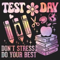 Test Day STAAR Teacher Don't Stress Do Your Best Beanie thumb 2