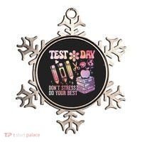 Test Day STAAR Teacher Don't Stress Do Your Best Ornament thumb 0