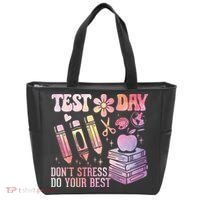 Test Day STAAR Teacher Don't Stress Do Your Best Tote Bag thumb 0