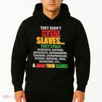 They Didnt Steal Slaves Black History Month Hoodie thumb 2