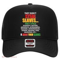 They Didnt Steal Slaves Black History Month Hat thumb 0